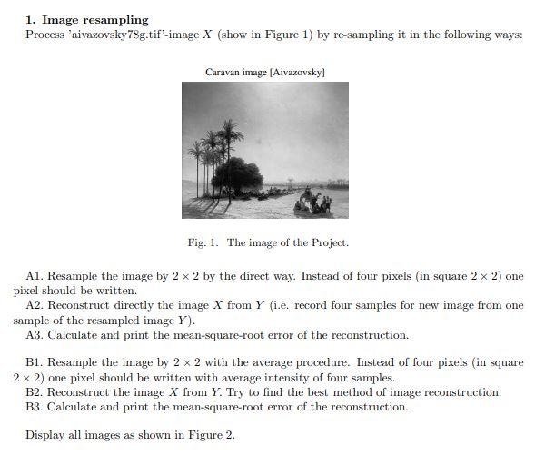 1. Image resampling Process 'aivazovsky78g.tif-image | Chegg.com