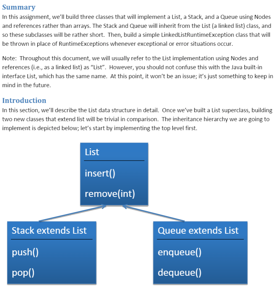 Solved Summary In this assignment, we'll build three classes | Chegg.com