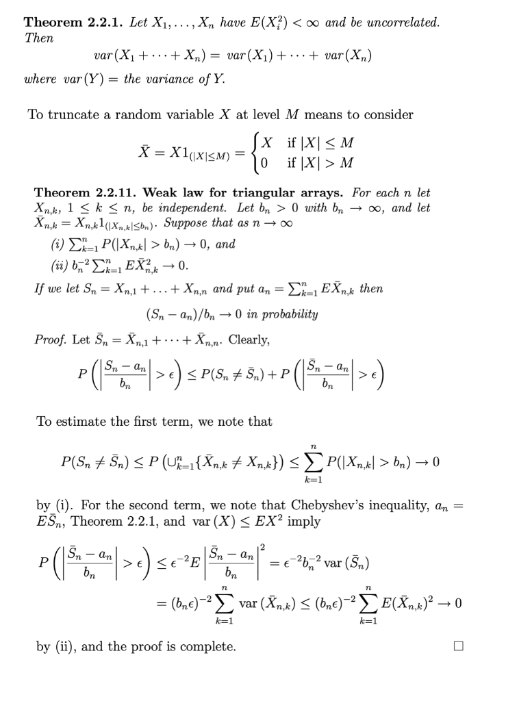 I Am Very Confused With This Theorem Weak Law For Chegg Com