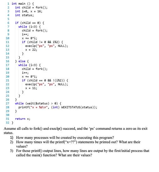 ssume-all-calls-to-fork-and-execlp-succeed-and-the-ps-command