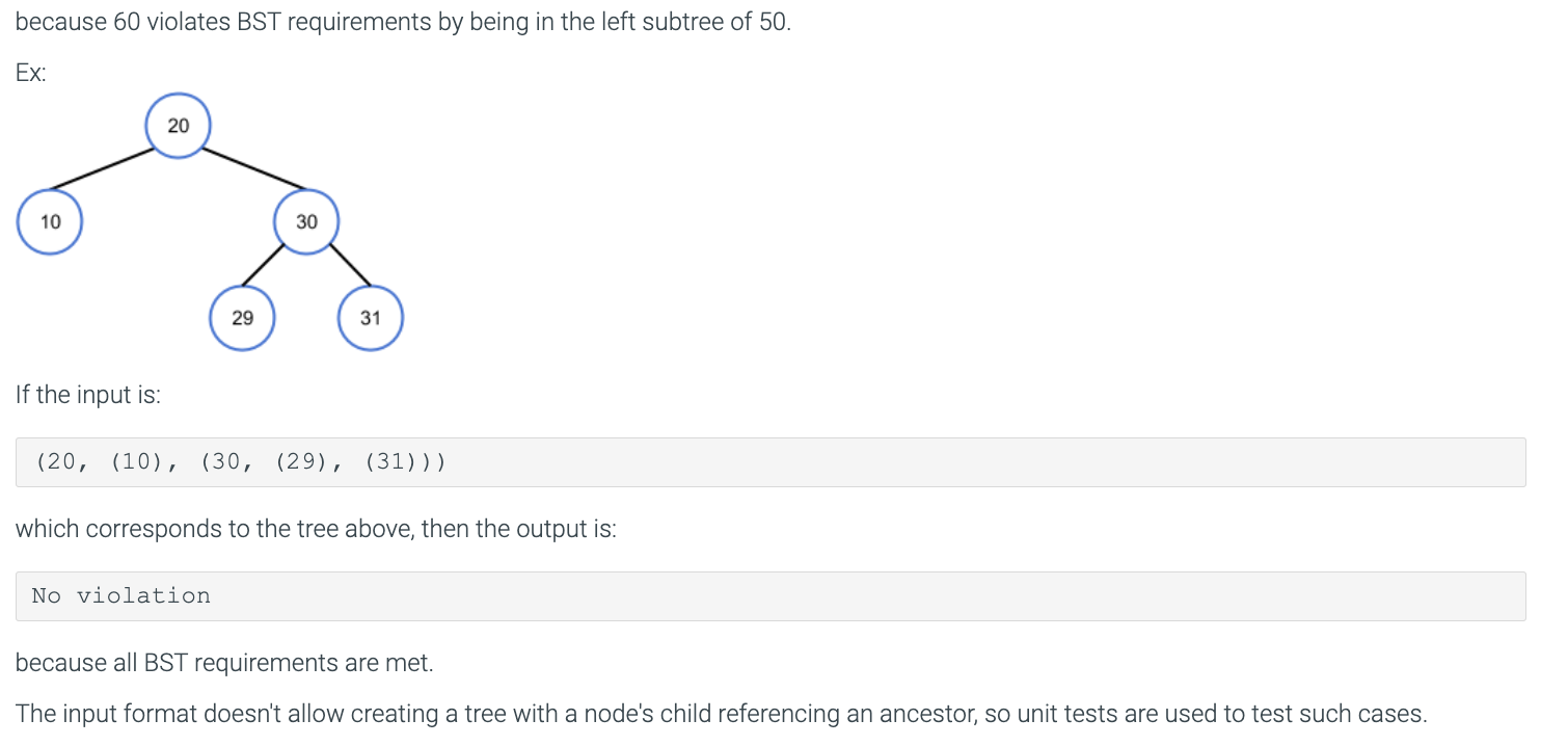 Solved Inspect the class declaration for a BST node in | Chegg.com