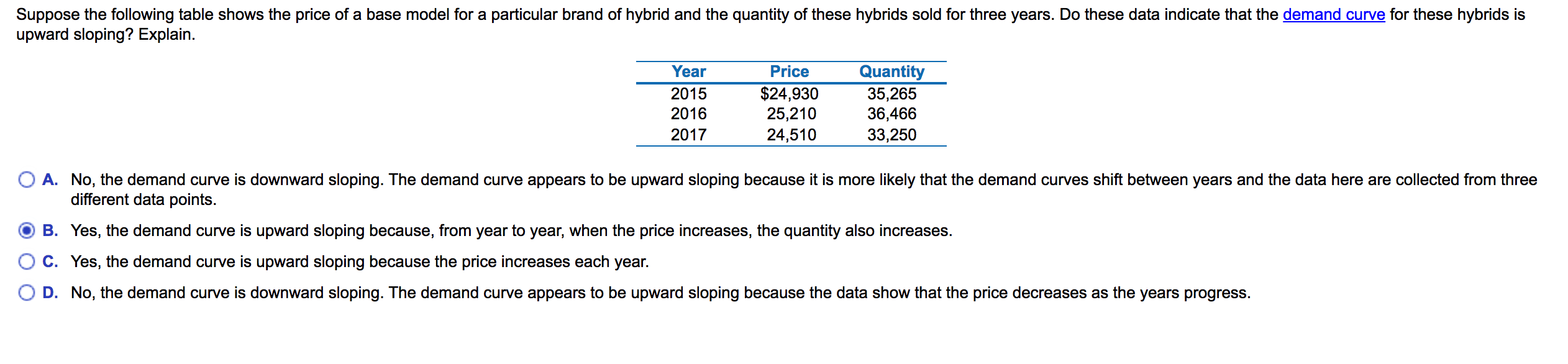 Solved Suppose the following table shows the price of a base | Chegg.com