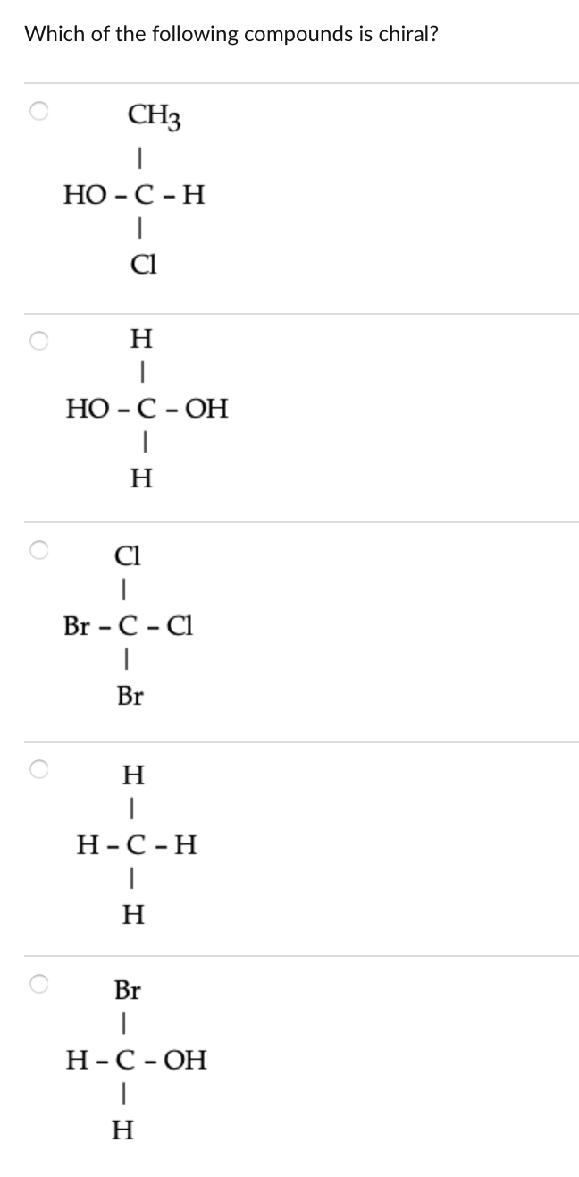 Solved In the L- isomer of a Fischer projection of a | Chegg.com