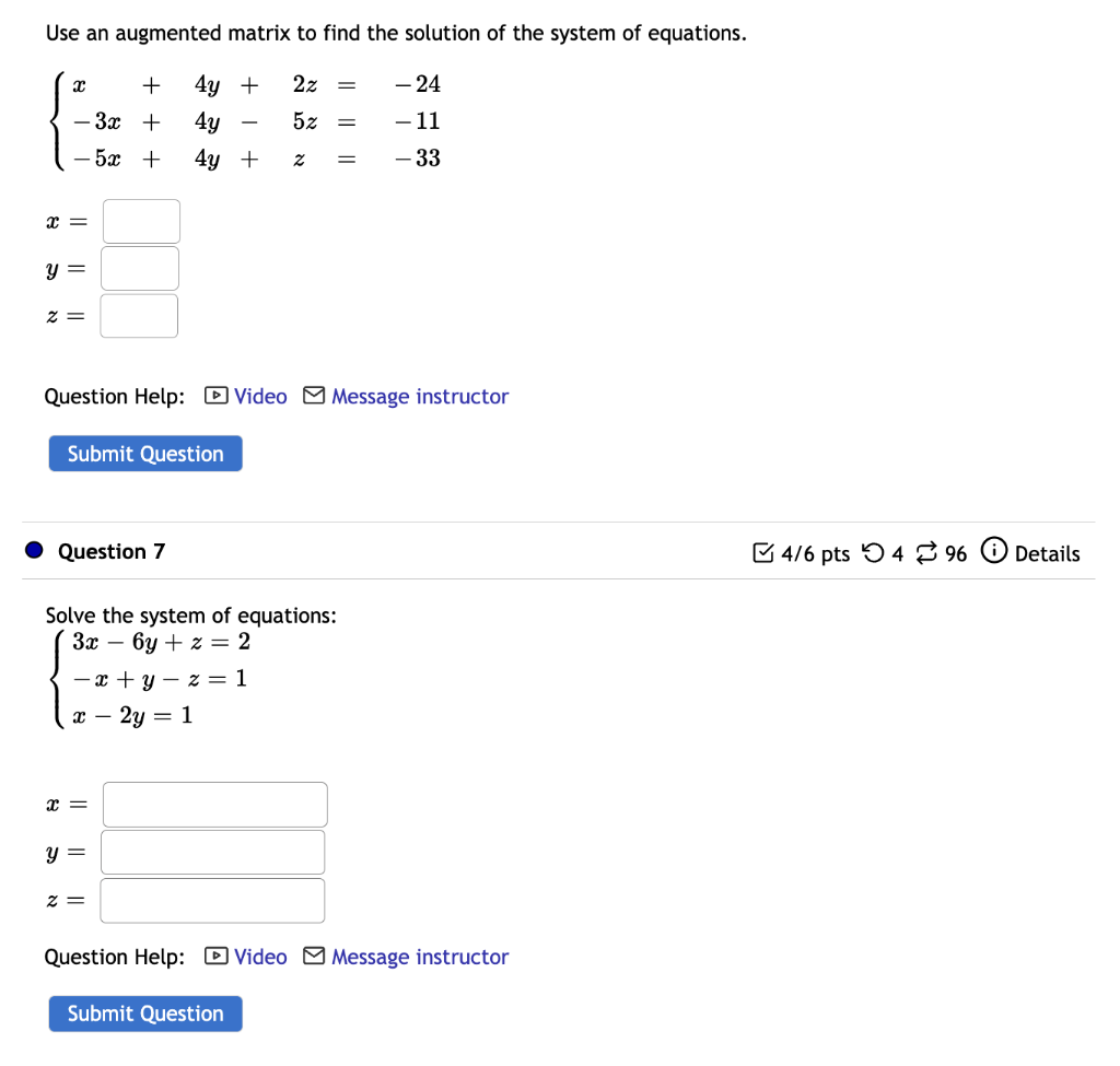 Solved Help Me Please Im Lost With These Two Questions And | Chegg.com