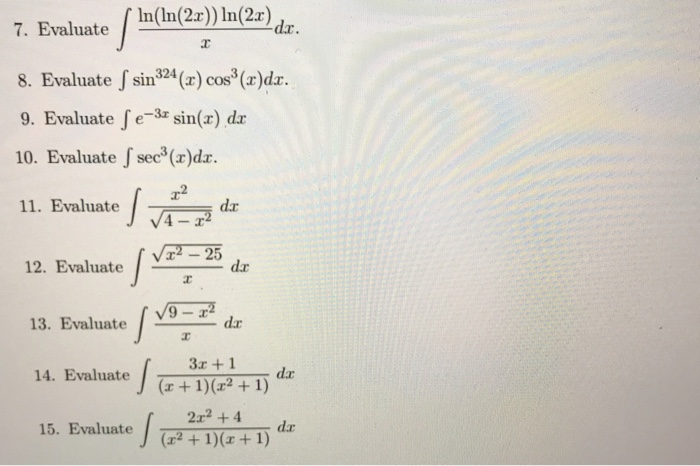 evaluate the integral 2 9 ln x x2 dx 1