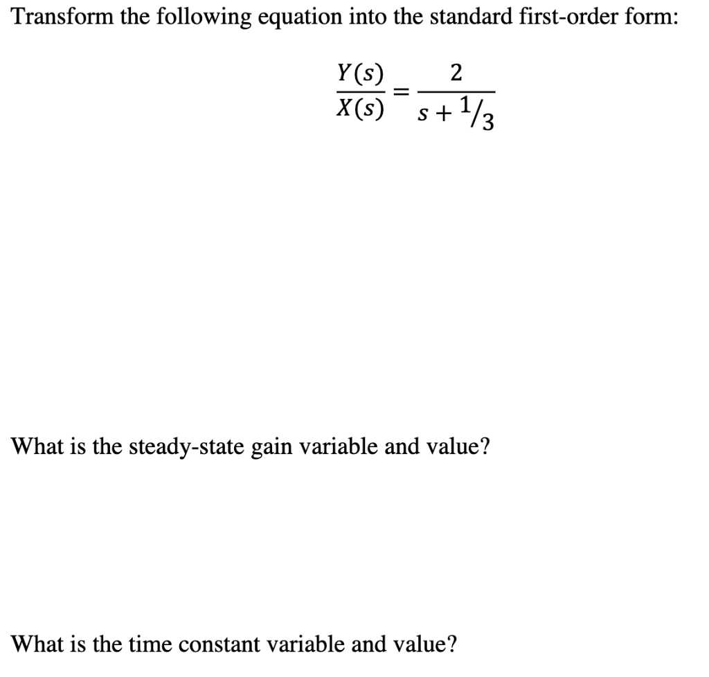 Solved Transform the following equation into the standard | Chegg.com