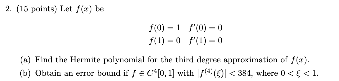 Solved 2 15 Points Let Fx Be F0 1 F0 0 F1 0 0449