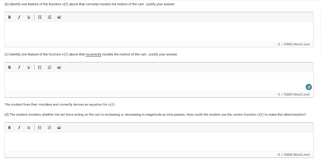 Solved Read each part carefully. Show all your work for each | Chegg.com