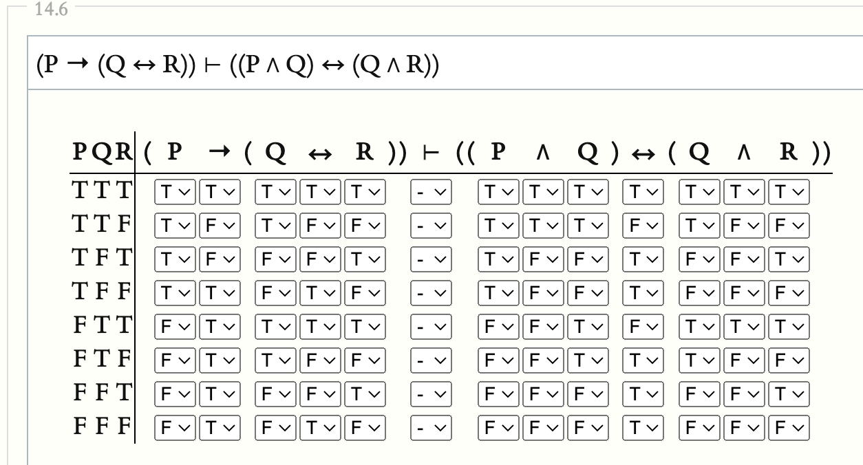 Solved (P→(Q↔R))⊢((P∧Q)↔(Q∧R)) | Chegg.com