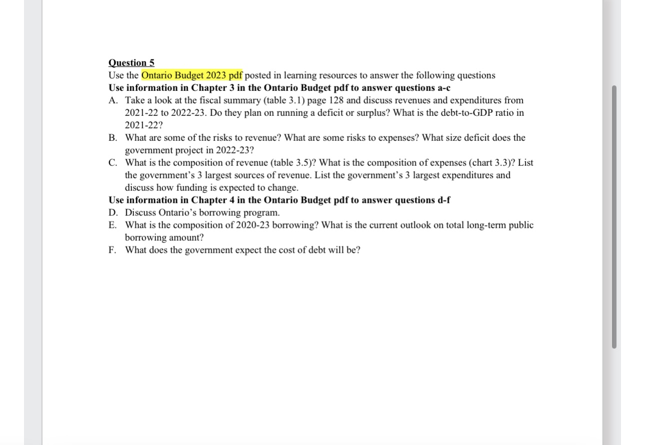 question-5-use-the-ontario-budget-2023-pdf-posted-in-chegg
