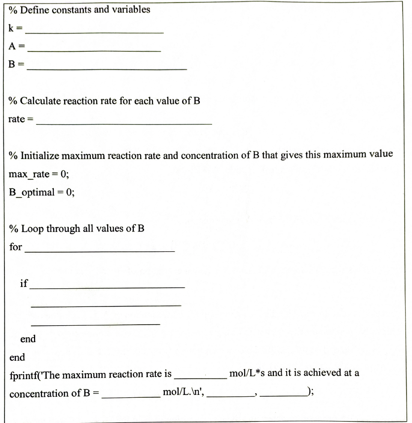 Solved Consider The Following Chemical Reaction: A+B−−>C The | Chegg.com