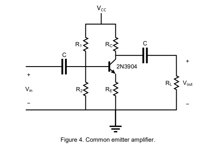 Solved Analyze the amplifier in Figure 4. First perform a DC | Chegg.com