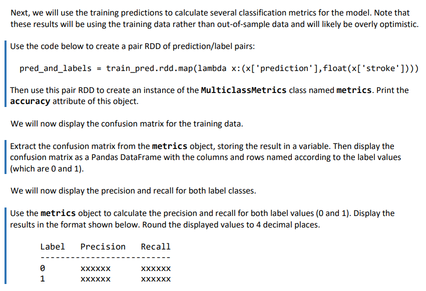 Solved Paste the code below into a code cell and execute | Chegg.com