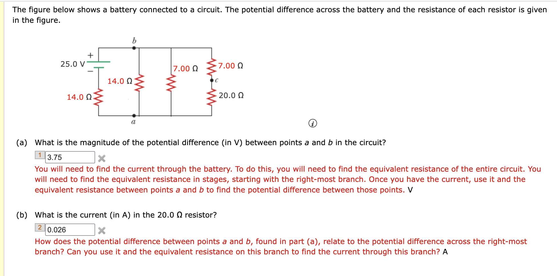 Solved The figure below shows a battery connected to a | Chegg.com