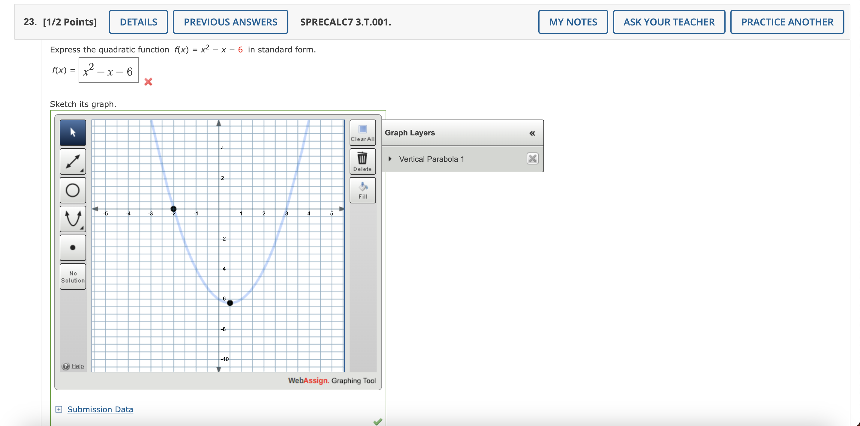 solved-express-the-quadratic-function-f-x-x2-x-6-in-chegg