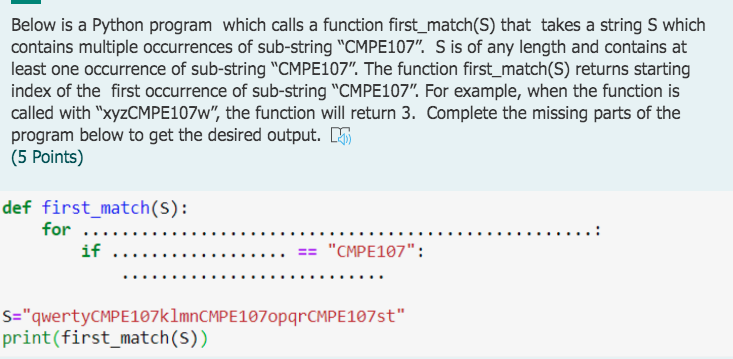 Solved Below is a Python program which calls a function | Chegg.com