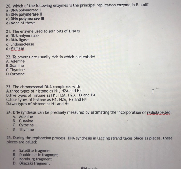 Solved 20. Which Of The Following Enzymes Is The Principal | Chegg.com Solved 20. Which Of The Following Enzymes Is The Principal | Chegg.com