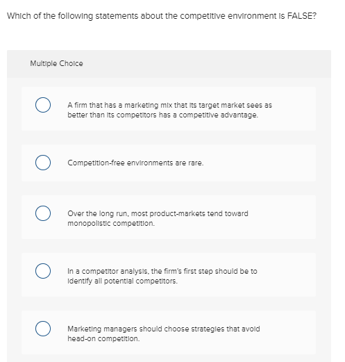 Solved Which of the following statements about the | Chegg.com