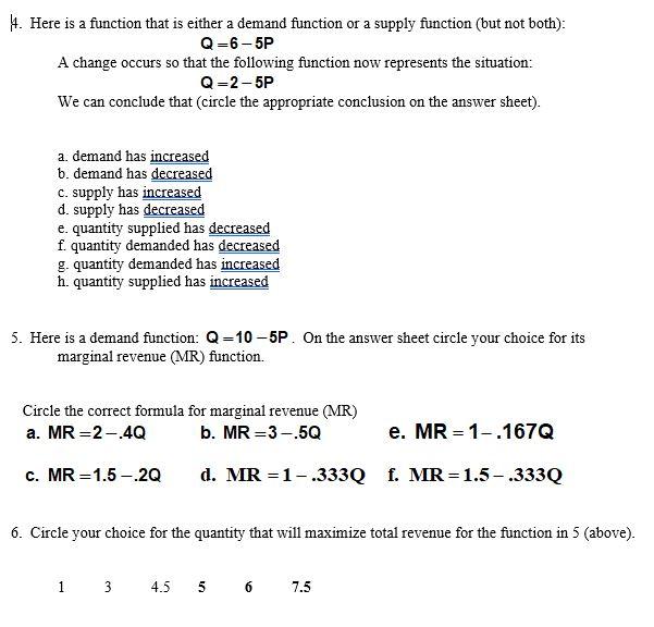 Solved 1. If supply decreases and demand also decreases, we | Chegg.com