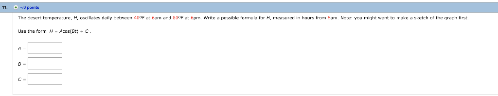 Solved 7. 1/4 points | Previous Answers Use the graph shown | Chegg.com
