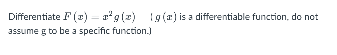 Solved 1) Differentiate ( )= 2 ( ) ( ( ) is a | Chegg.com