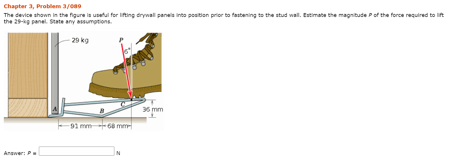 Solved Chapter 3, Problem 3/089 The device shown in the