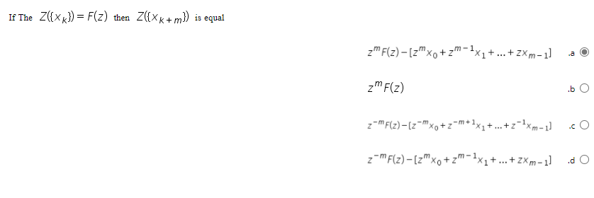 Solved If The Z{{xx} F Z Then Z[{xk M] Is Equal Z F Z