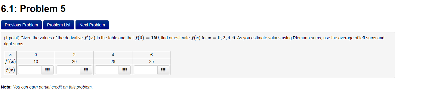 Solved 6.1: Problem 5 Previous Problem Problem List Next | Chegg.com