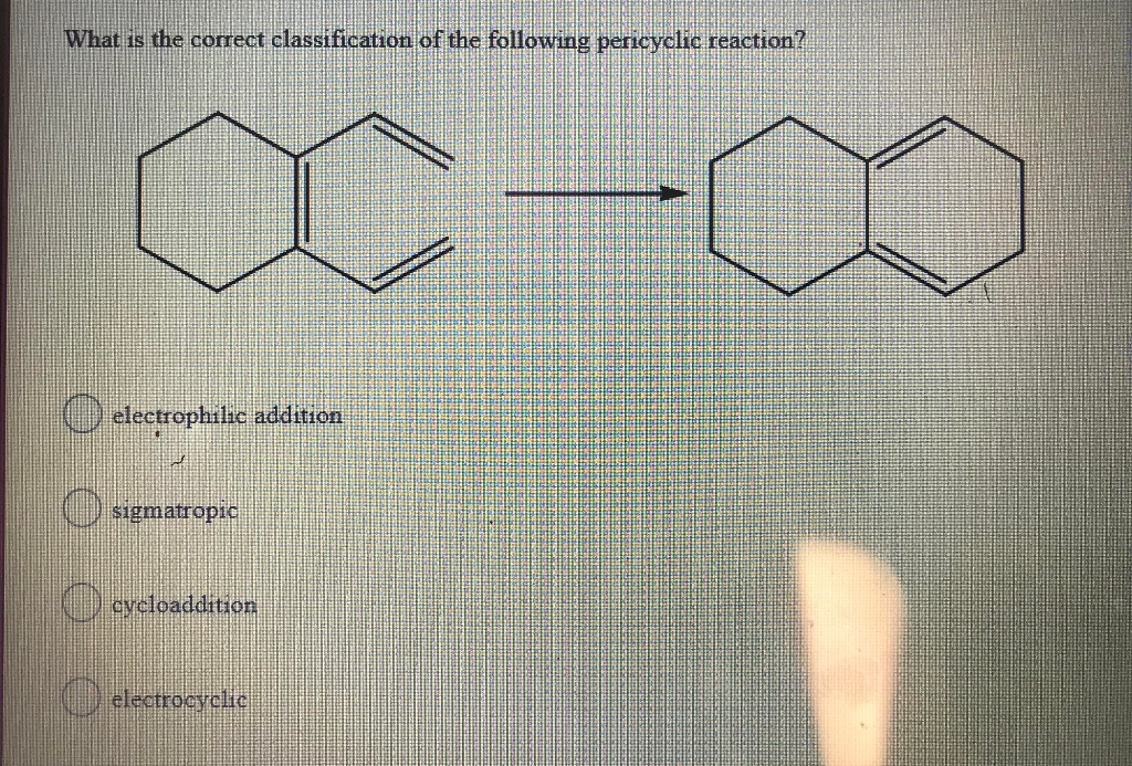 Solved What is the correct classification of the following
