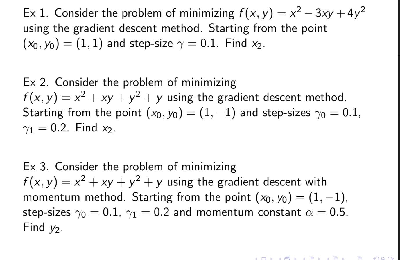 Ex 1 . Consider The Problem Of Minimizing | Chegg.com