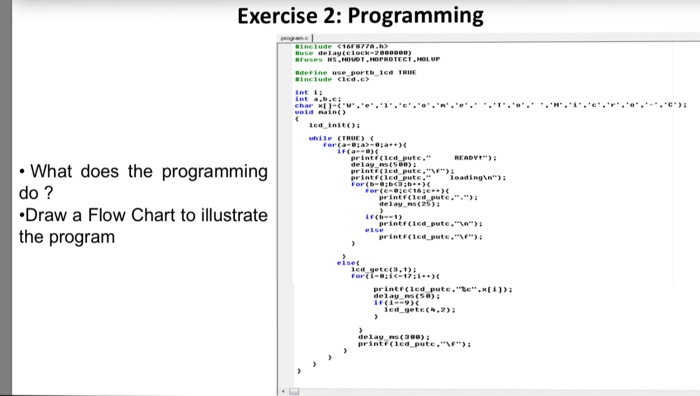Solved 1. What does the program do?2. Explain the | Chegg.com