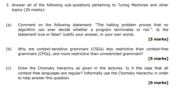 Solved Answer all of the following sub-questions pertaining | Chegg.com