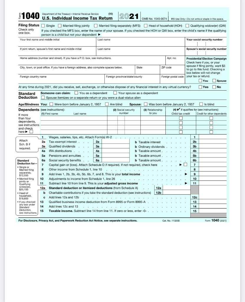 Alice Johnson, Social Security number 222-23-3334, is | Chegg.com