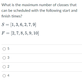 Solved What is the maximum number of classes that can be | Chegg.com