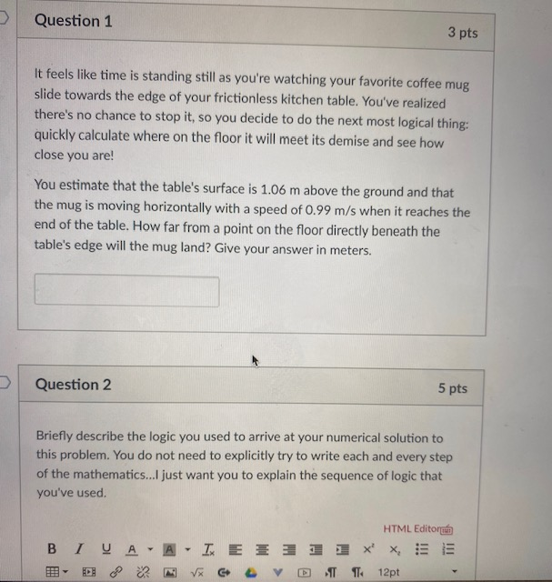 Solved Question 1 3 pts It feels like time is standing still | Chegg.com