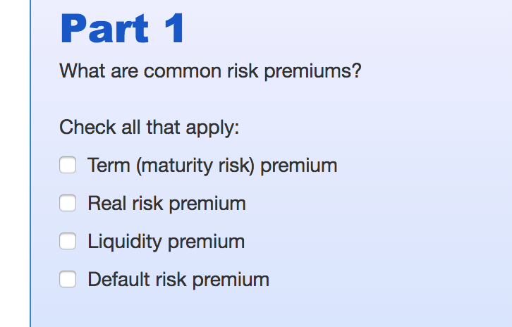 What is the risk premium and how does it affect me?