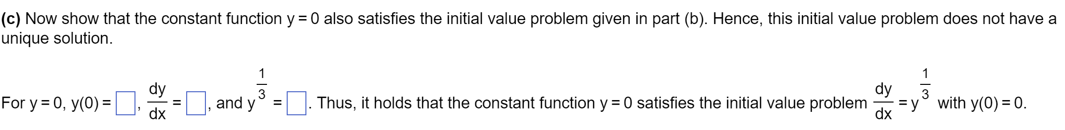 Solved In applications, most initial value problems will | Chegg.com