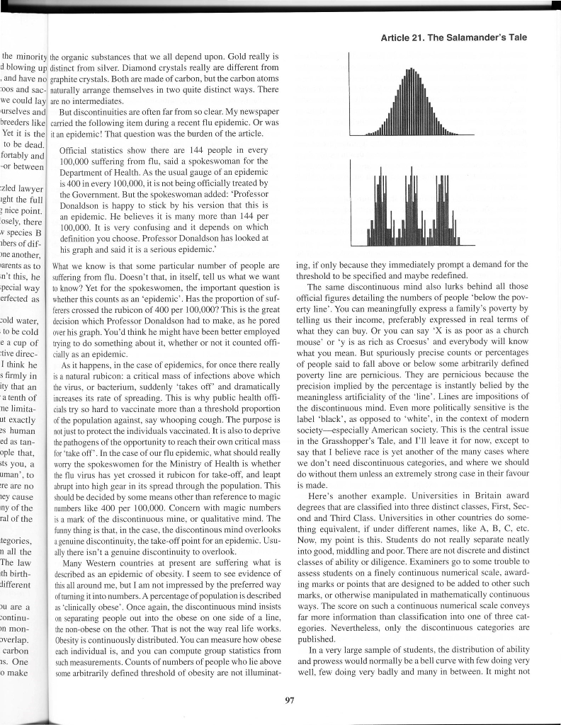 Solved Read the Article and answer the following questions | Chegg.com