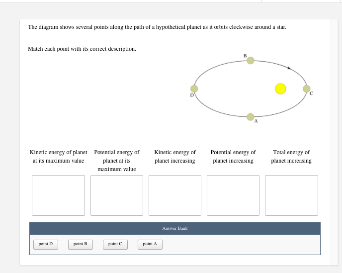 Solved The diagram shows several points along the path of a | Chegg.com