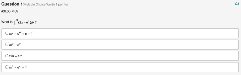 Solved Question 1 Multiple Choice Worth 1 points) (06.06 MC) | Chegg.com