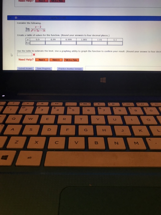 Solved Consider the following. Create a table of values for | Chegg.com