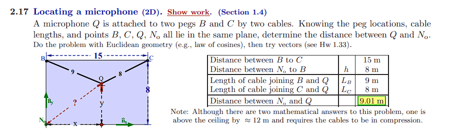 Solved .17 Locating A Microphone (2D). Show Work. (Section | Chegg.com