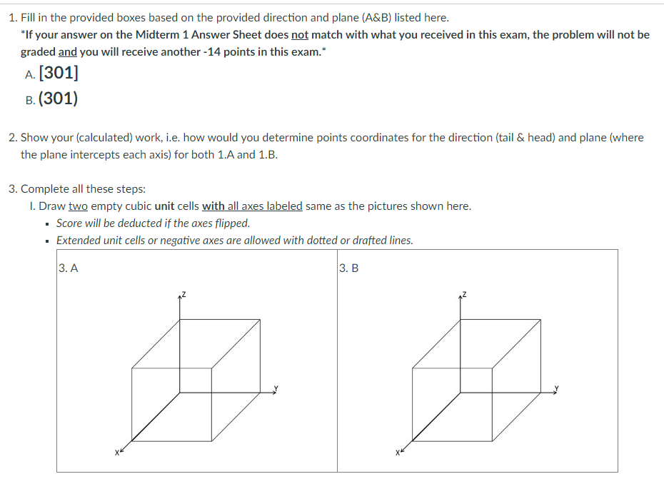 Solved 1. Fill in the provided boxes based on the provided | Chegg.com