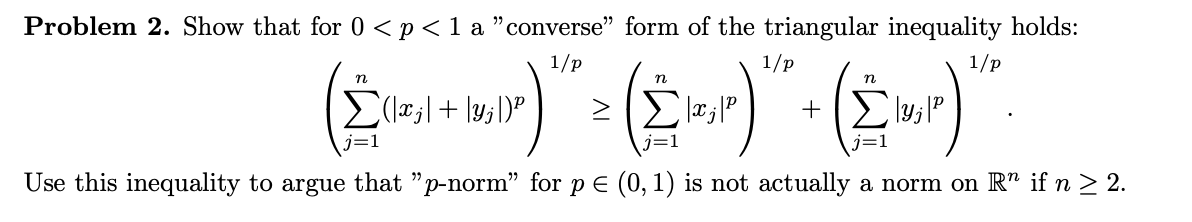 Solved Problem 2. Show That For 0 2. | Chegg.com