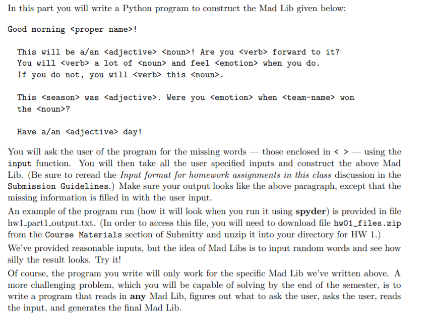 Solved In this part you will write a Python program to | Chegg.com