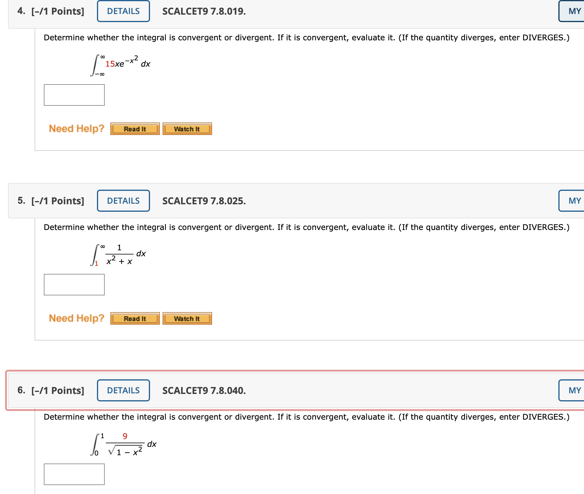 Solved Determine Whether The Integral Is Convergent Or Chegg