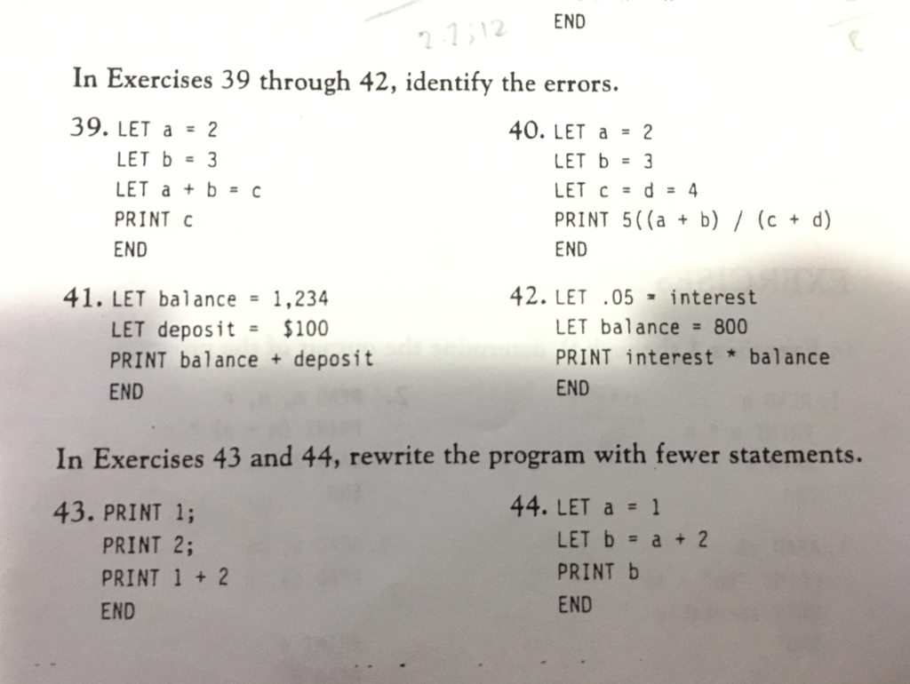 Solved END 1 In Exercises 39 through 42, identify the errors | Chegg.com