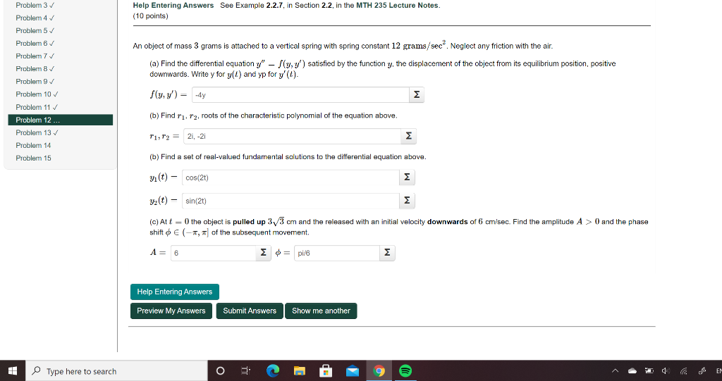Solved I I need help on part C for the angle, I have | Chegg.com