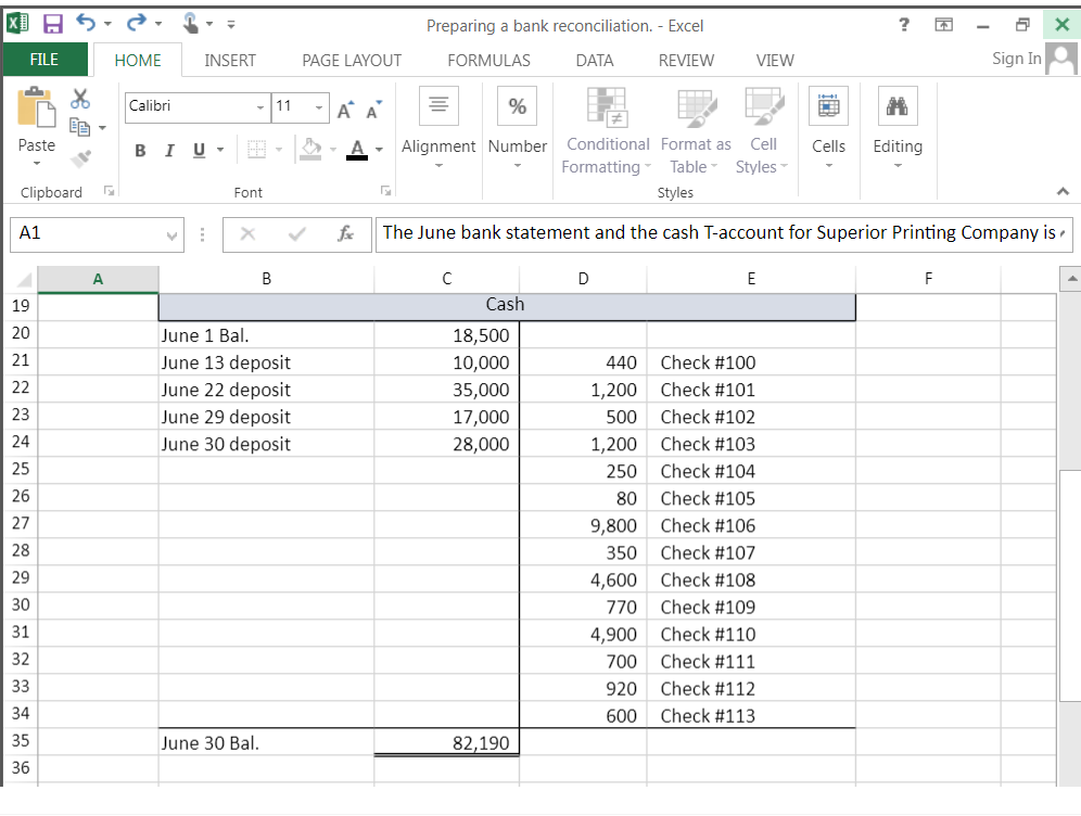 Solved Prepare A Bank Reconciliation Using A Company S Bank Chegg Com