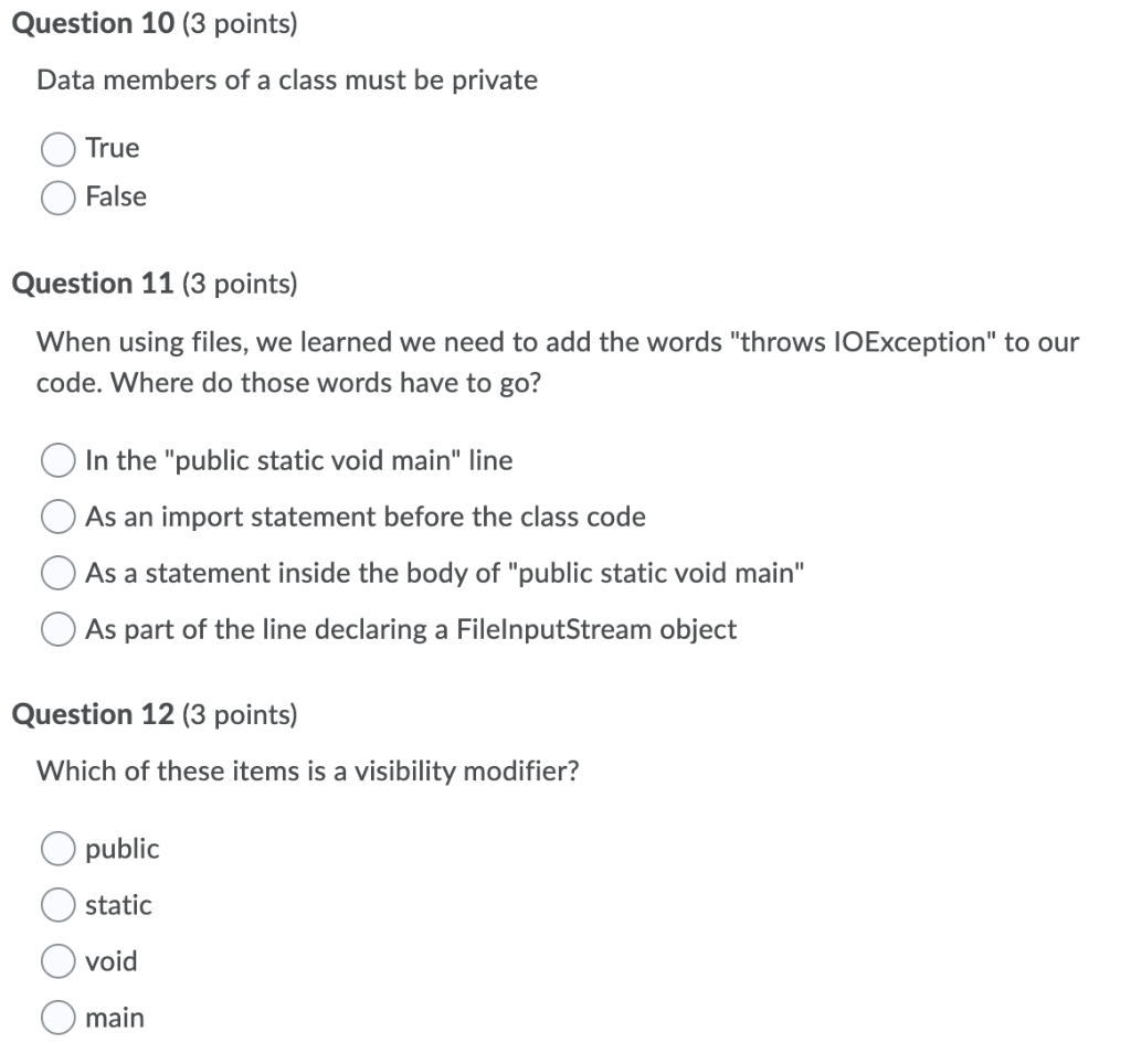 Solved Question 7 (3 points) Which symbols must you use to | Chegg.com